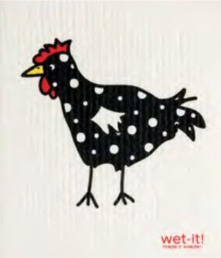 wet-it Spotted Black Chicken Wet-It