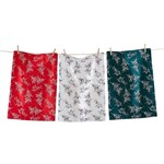 m. lynne designs sprig tea towel set of three