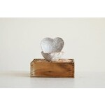 m. lynne designs stoneware heart trinket dish