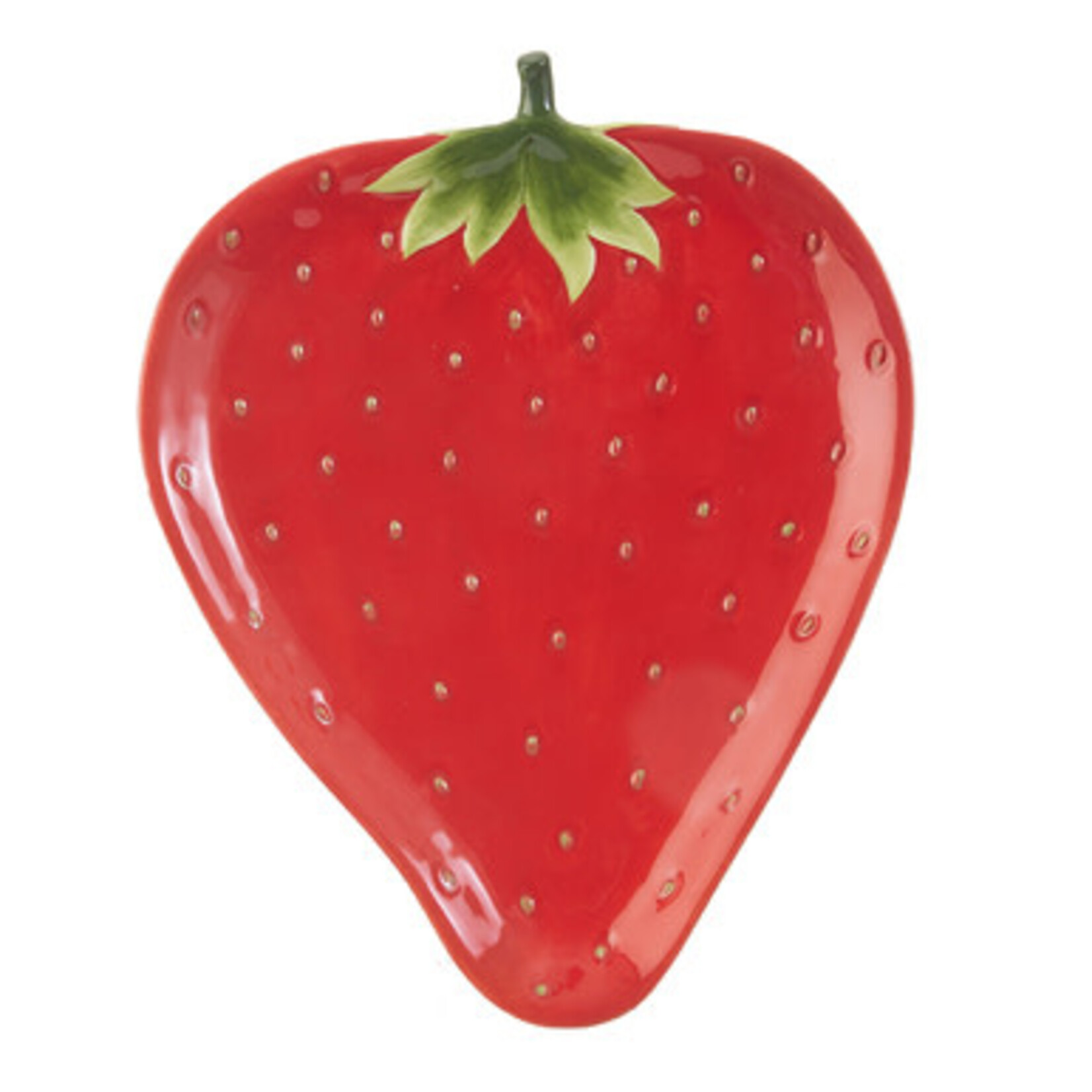 m. lynne designs strawberry appetizer plate