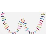 m. lynne designs stripes felt garland