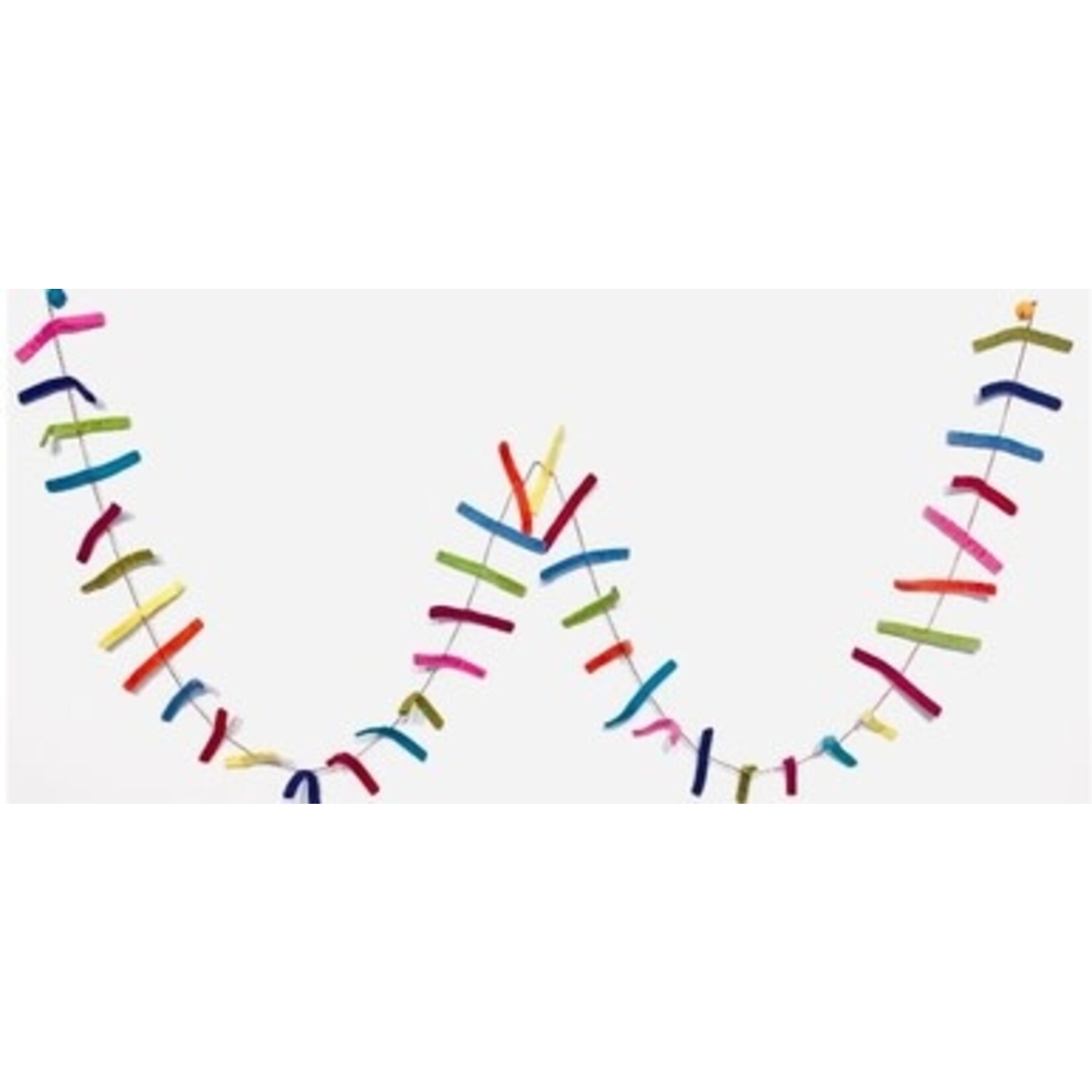 m. lynne designs stripes felt garland