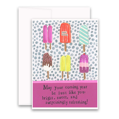 curly girl Surprisingly Refreshing Card