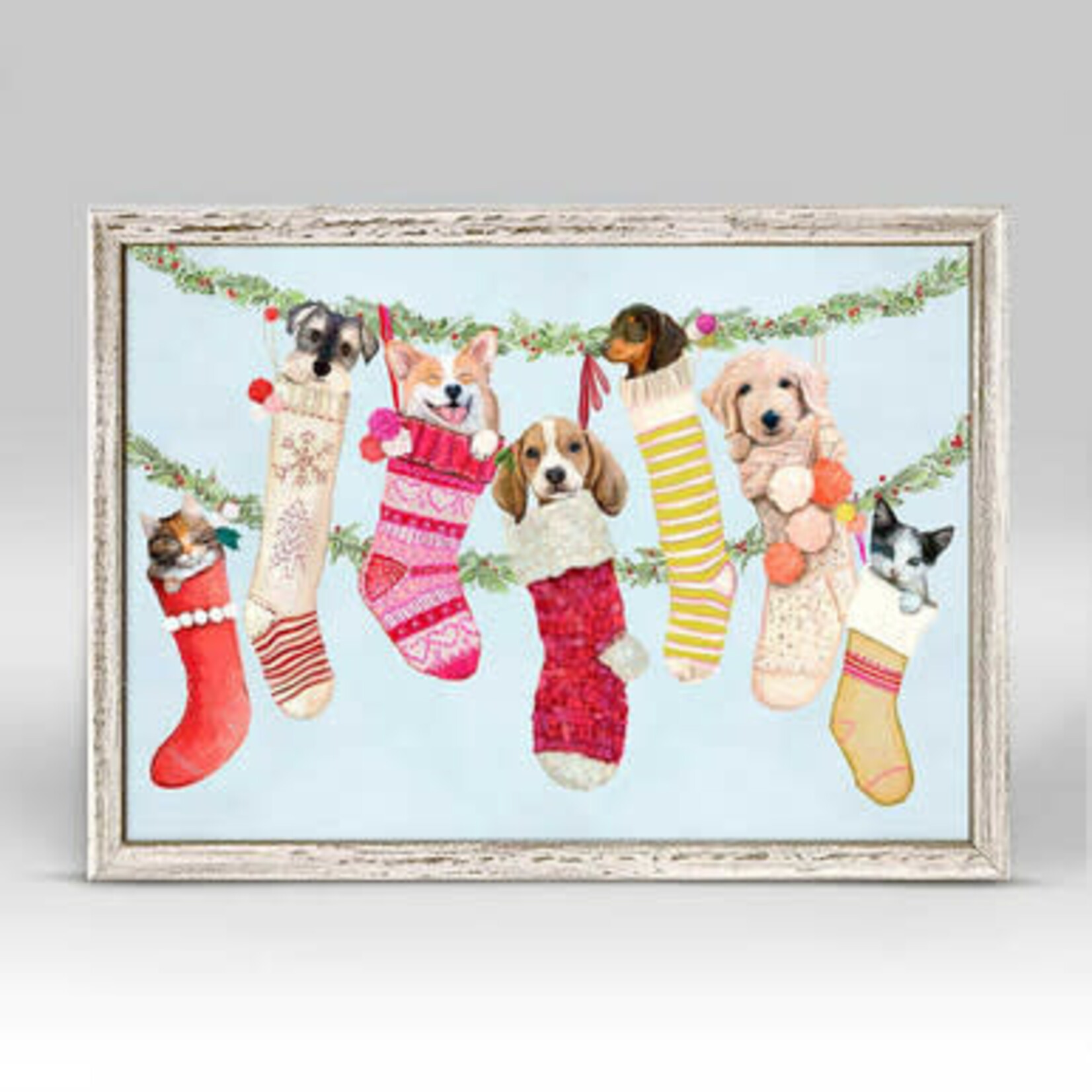 m. lynne designs sweet stockings frames canvas