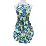 m. lynne designs teapots time ruffle apron
