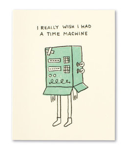 available at m. lynne designs Time Machine Card
