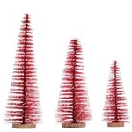 m. lynne designs tiny large red with snow bottlebrush tree