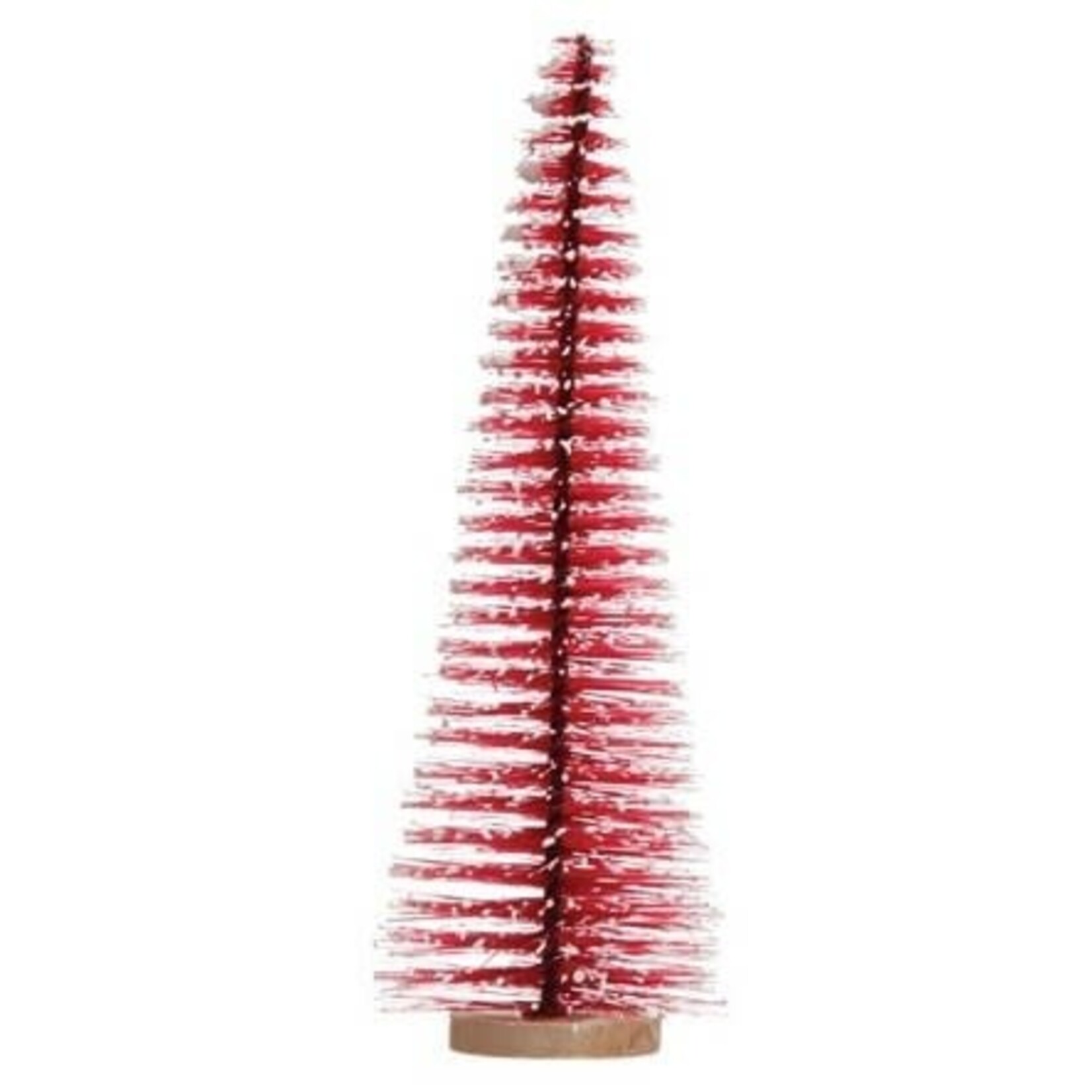 m. lynne designs tiny large red with snow bottlebrush tree