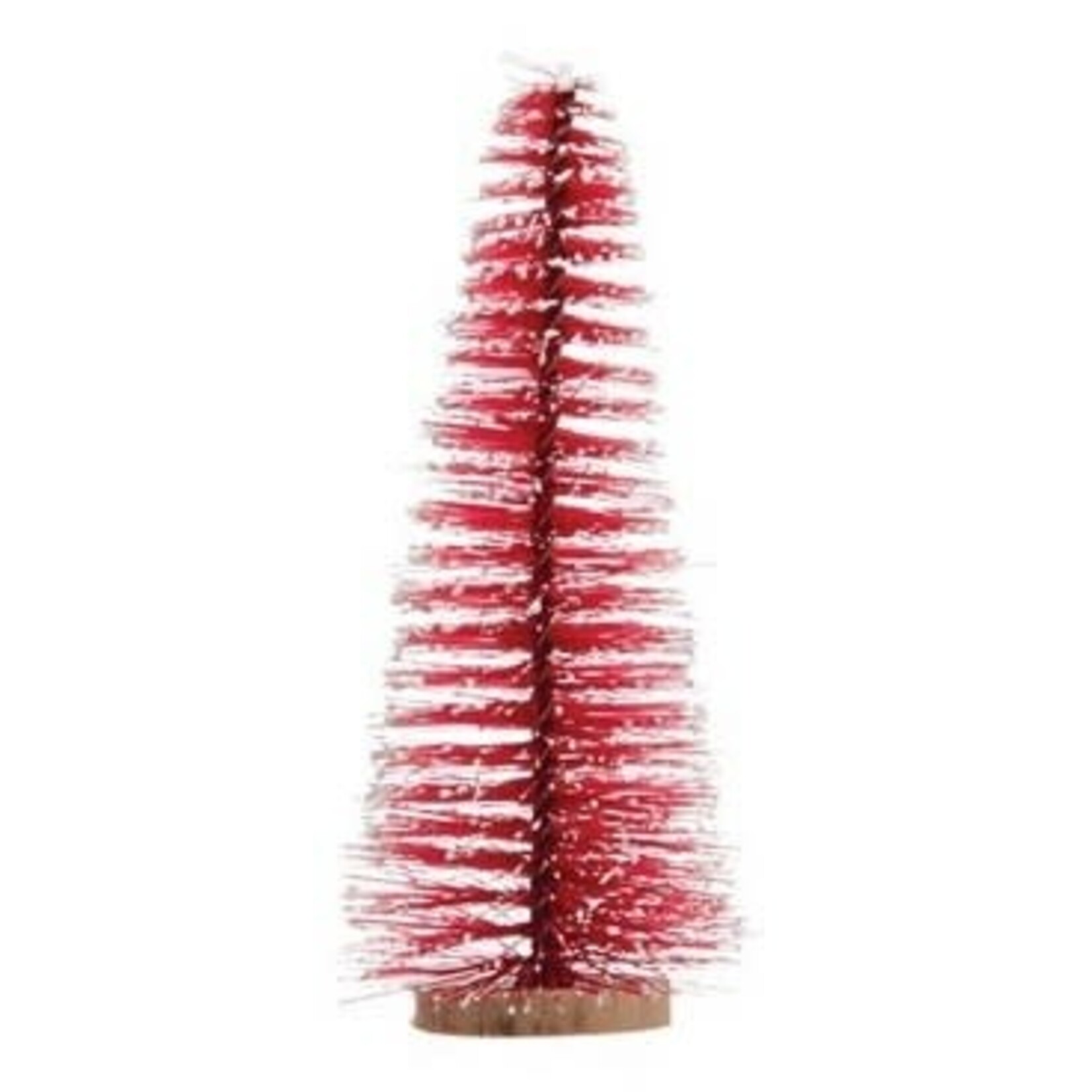m. lynne designs tiny medium red with snow bottlebrush tree