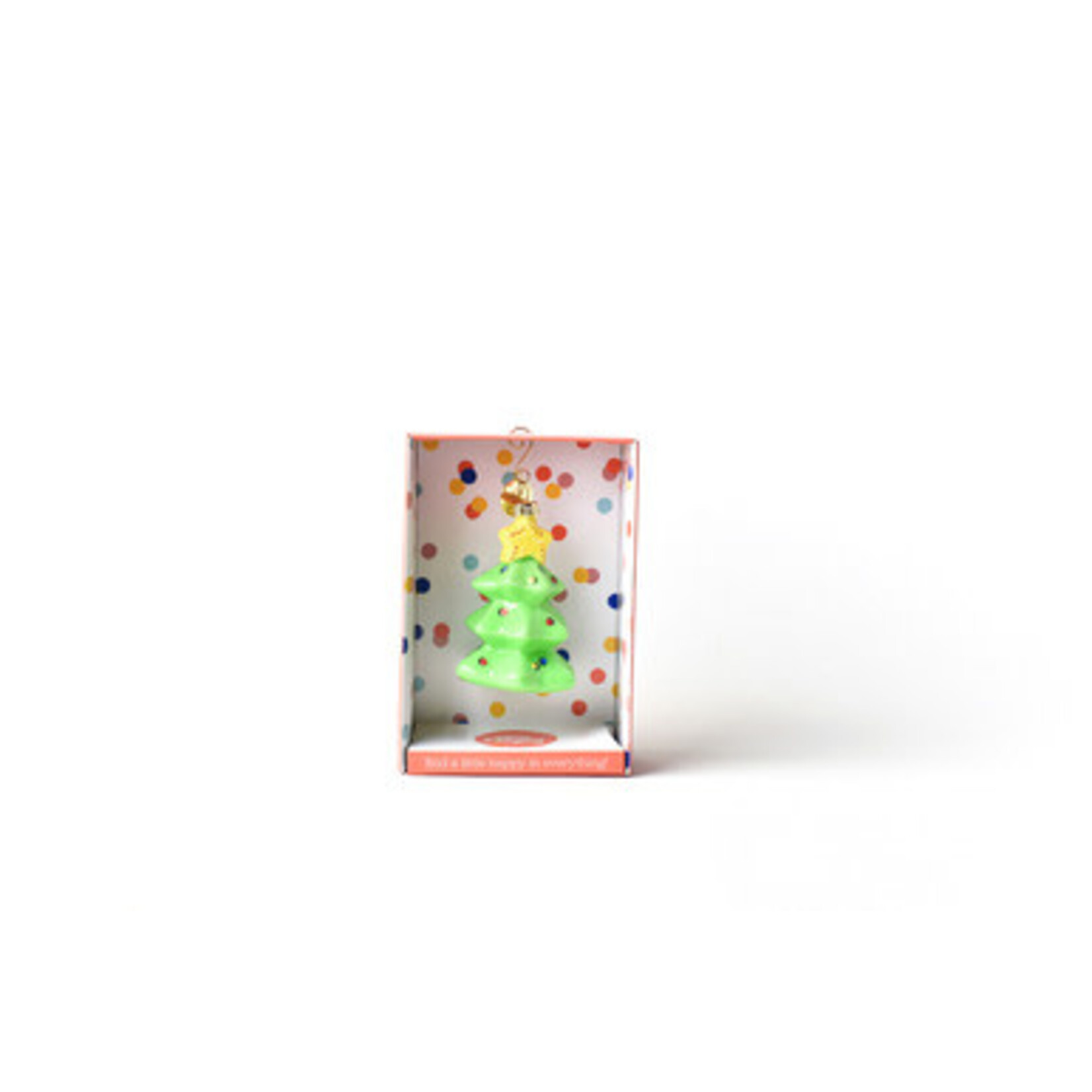 happy everything tree shaped ornament