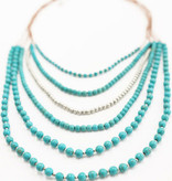 available at m. lynne designs Turquoise Callie Long Necklace