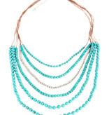 available at m. lynne designs Turquoise Callie Long Necklace