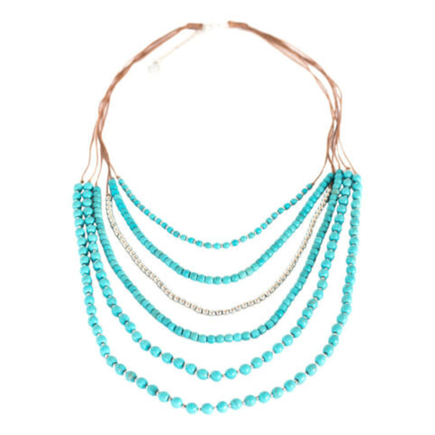 m. lynne designs turquoise callie long necklace