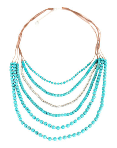 available at m. lynne designs Turquoise Callie Long Necklace