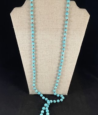 available at m. lynne designs Turquoise Knotted Necklace
