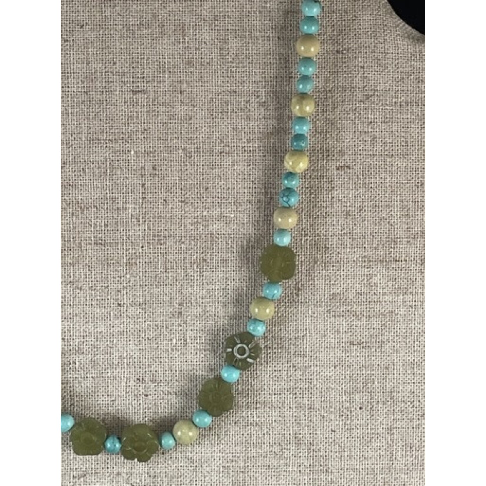 m. lynne designs turquoise lime necklace