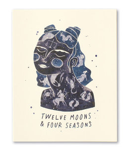 available at m. lynne designs Twelve Moons Card