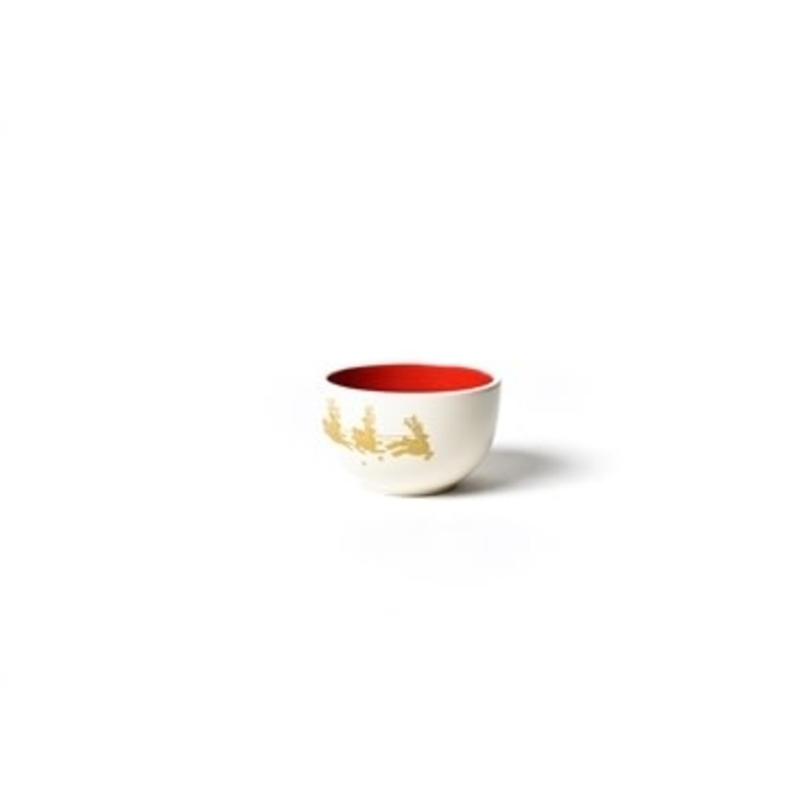 coton colors vintage christmas village bowl