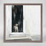 m. lynne designs waiting framed canvas