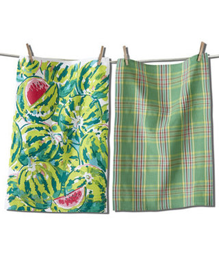 available at m. lynne designs Watermelon Dishtowel Set of Two