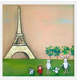 available at m. lynne designs We're in Paris Framed Canvas