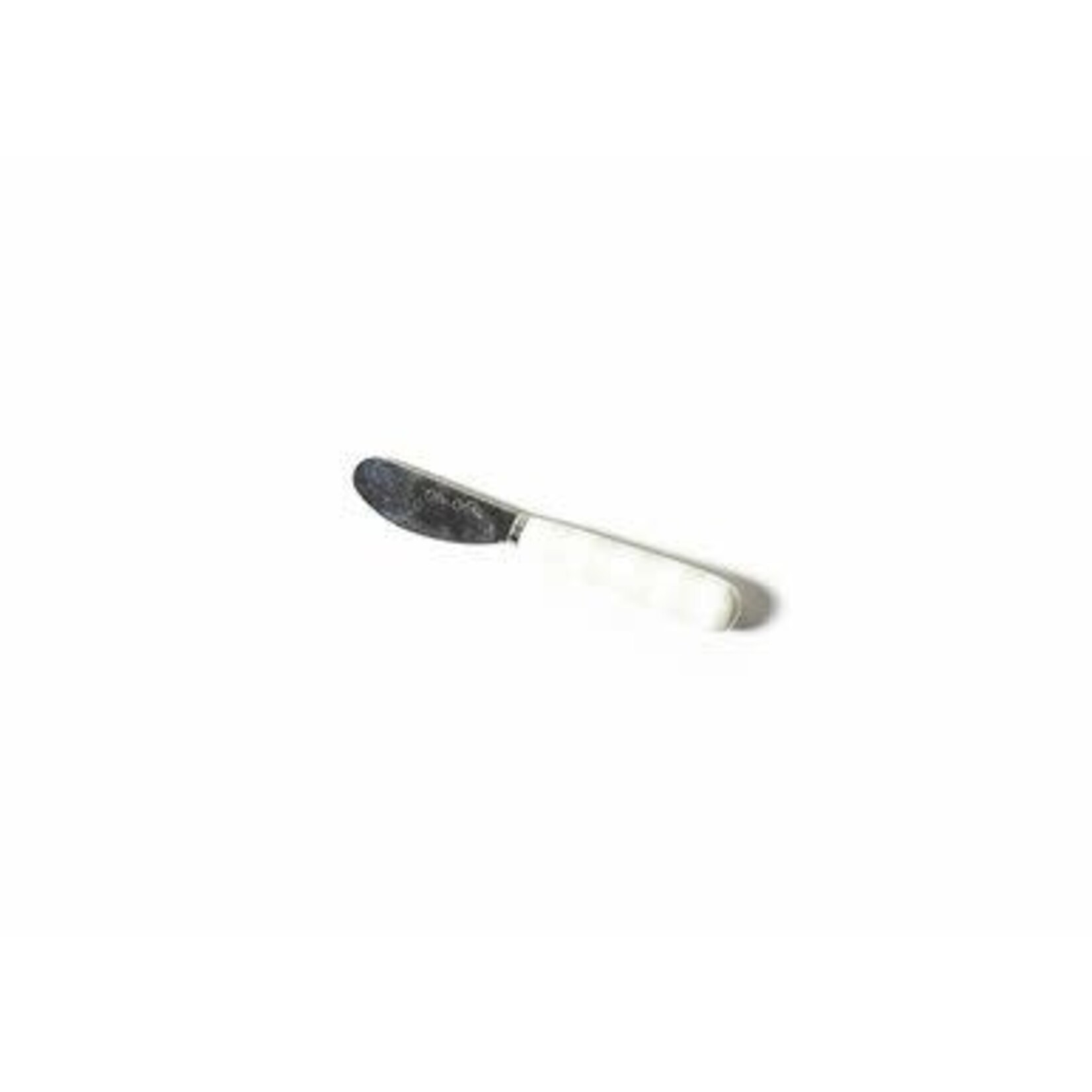 coton colors white bengal stripe appetizer spreader