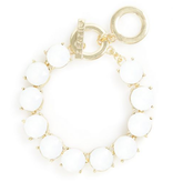 available at m. lynne designs White Chunky Diamond Bracelet