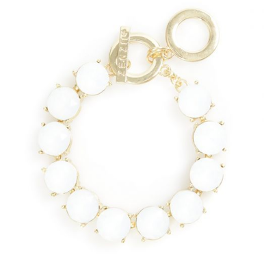 available at m. lynne designs White Chunky Diamond Bracelet