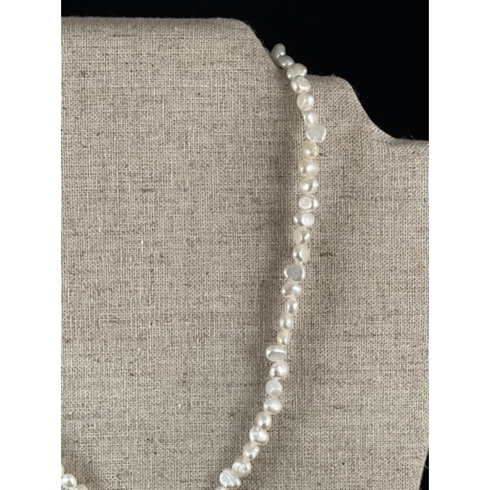 m. lynne designs white freshwater pearl necklace