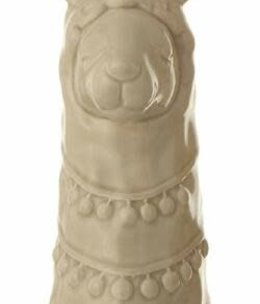 available at m. lynne designs white llama vase