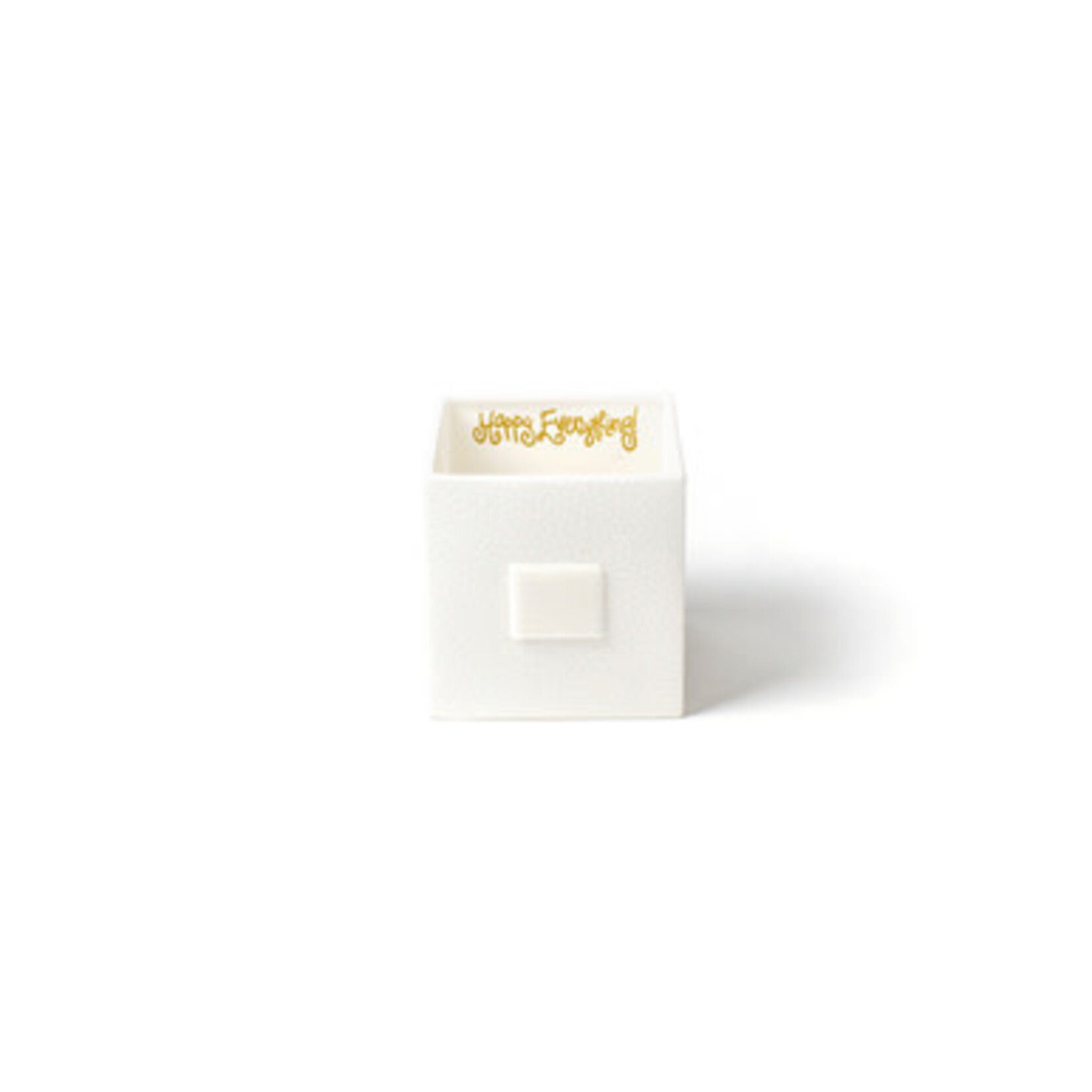 happy everything white small dot medium mini nesting cube