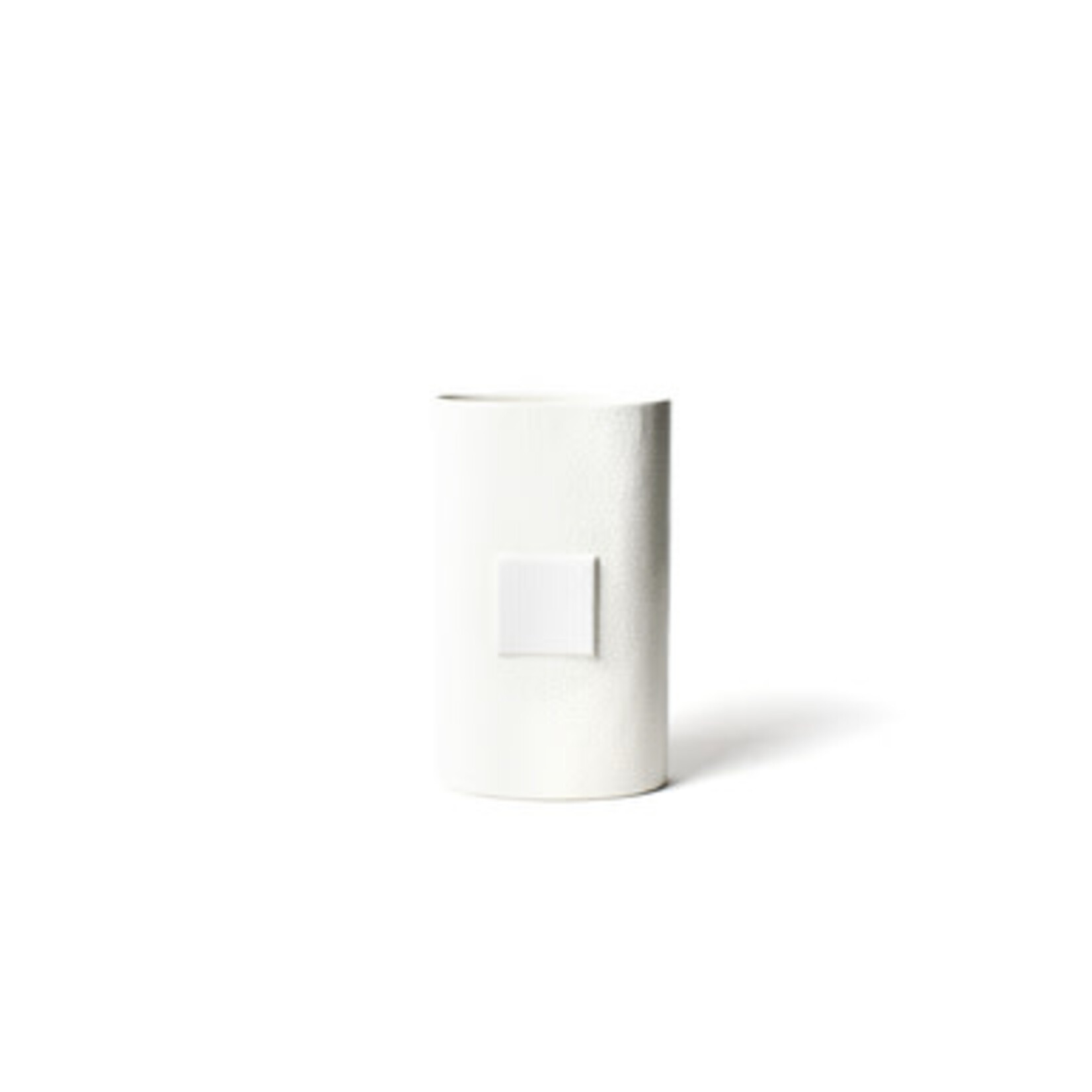 happy everything white small dot oval big vase