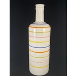 m. lynne designs white vase with multi stripes