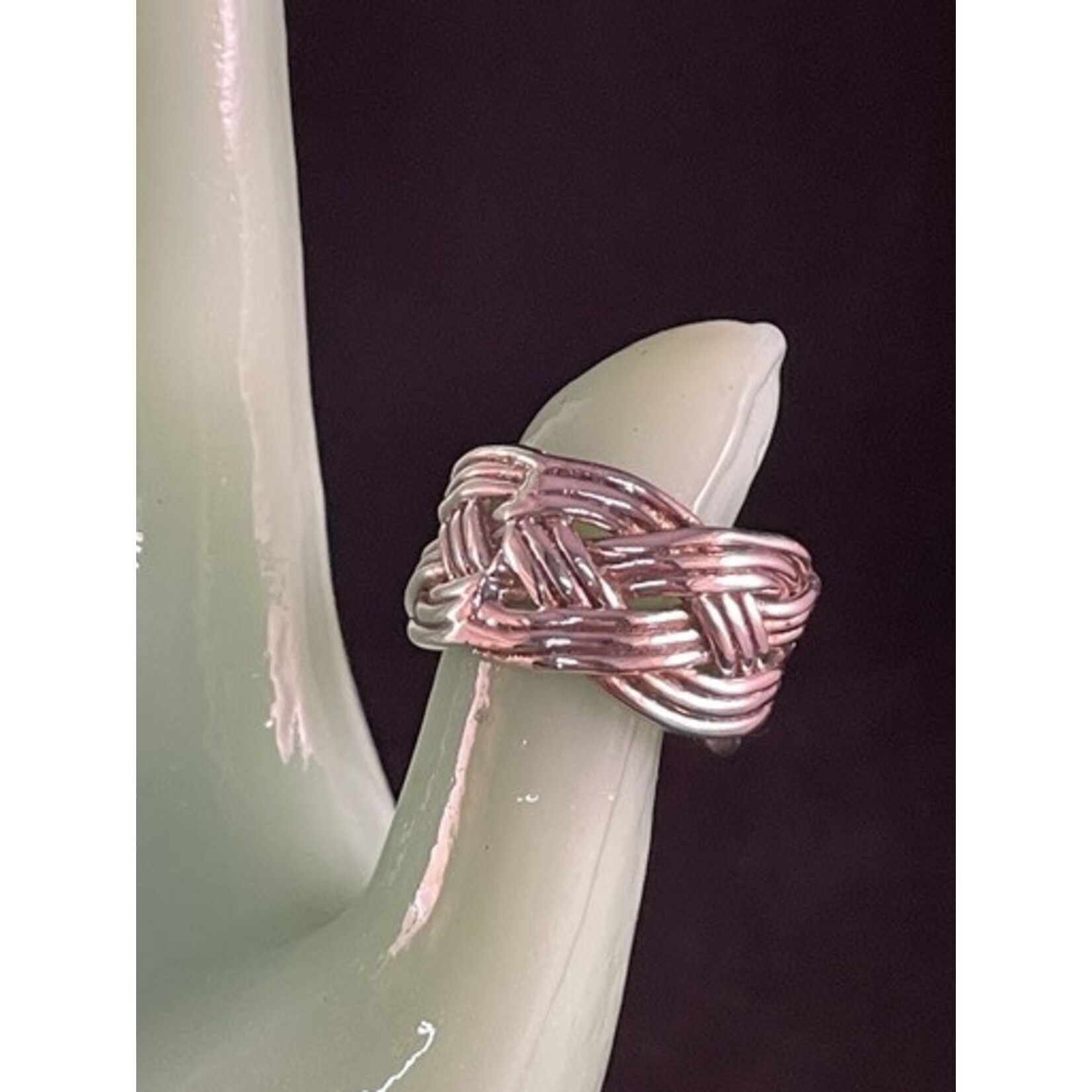 m. lynne designs wide braided ring
