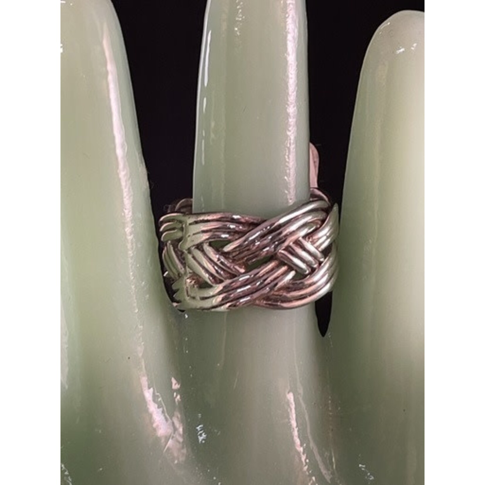 m. lynne designs wide braided ring
