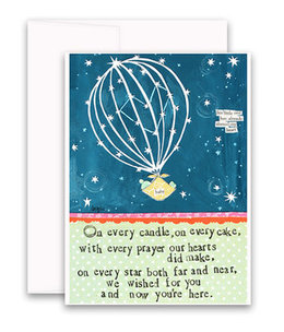 curly girl Wished for You Card