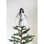 m. lynne designs wool felt angel tree topper