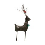 m. lynne designs wool felt deer with twig antlers