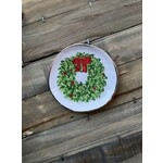 m. lynne designs wreath trinket dish