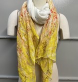 available at m. lynne designs Yellow Floral Scarf