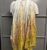 available at m. lynne designs Yellow Floral Scarf