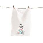m. lynne designs you helped me grow dishtowel