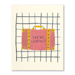 m. lynne designs you're leaving card