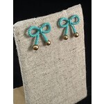m. lynne designs turquoise butterfly knot earring