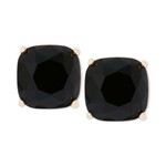 m. lynne designs black crystal earring
