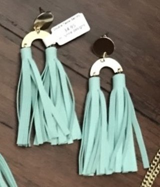 available at m. lynne designs Double Tassel Earring