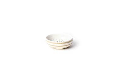 happy everything Cobble Stripe Happy Everything Dipping Bowl