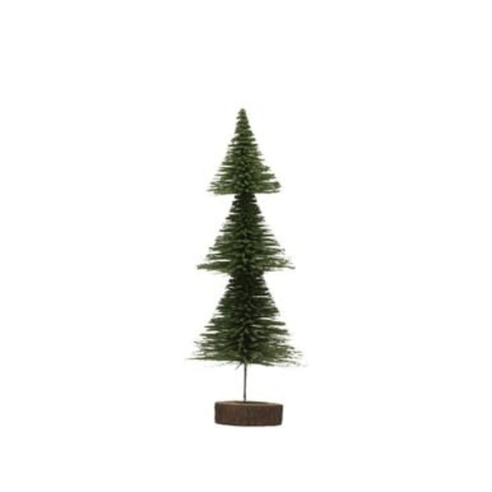 m. lynne designs green tall spiral bottlebrush tree