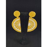 m. lynne designs lemon slice earring