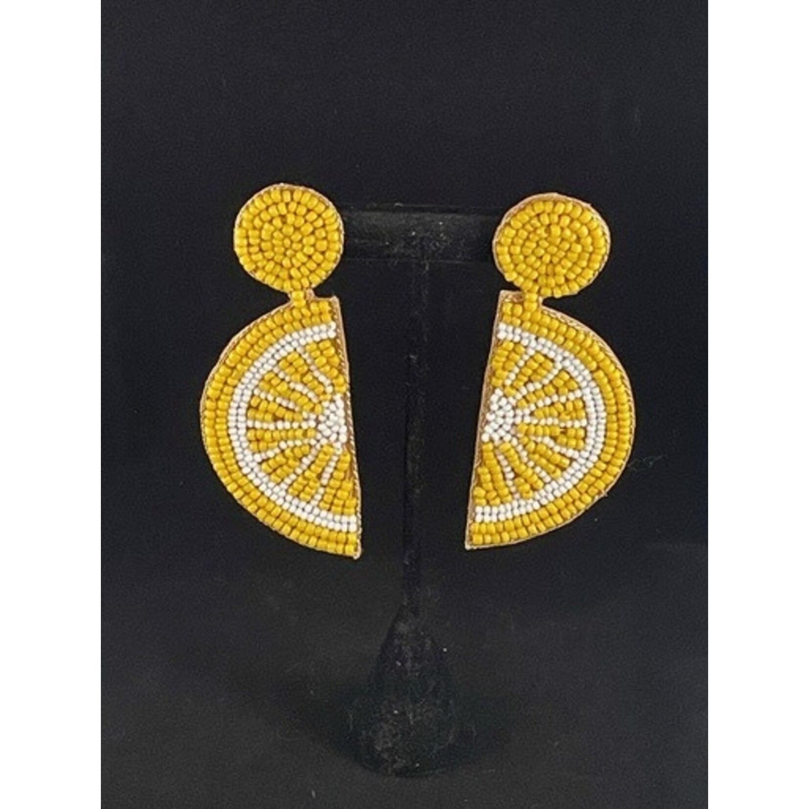 m. lynne designs lemon slice earring